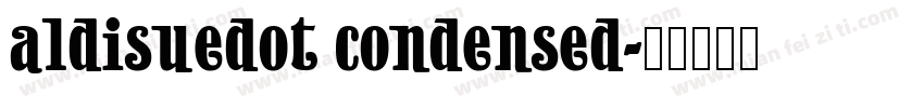 aldisuedot condensed字体转换